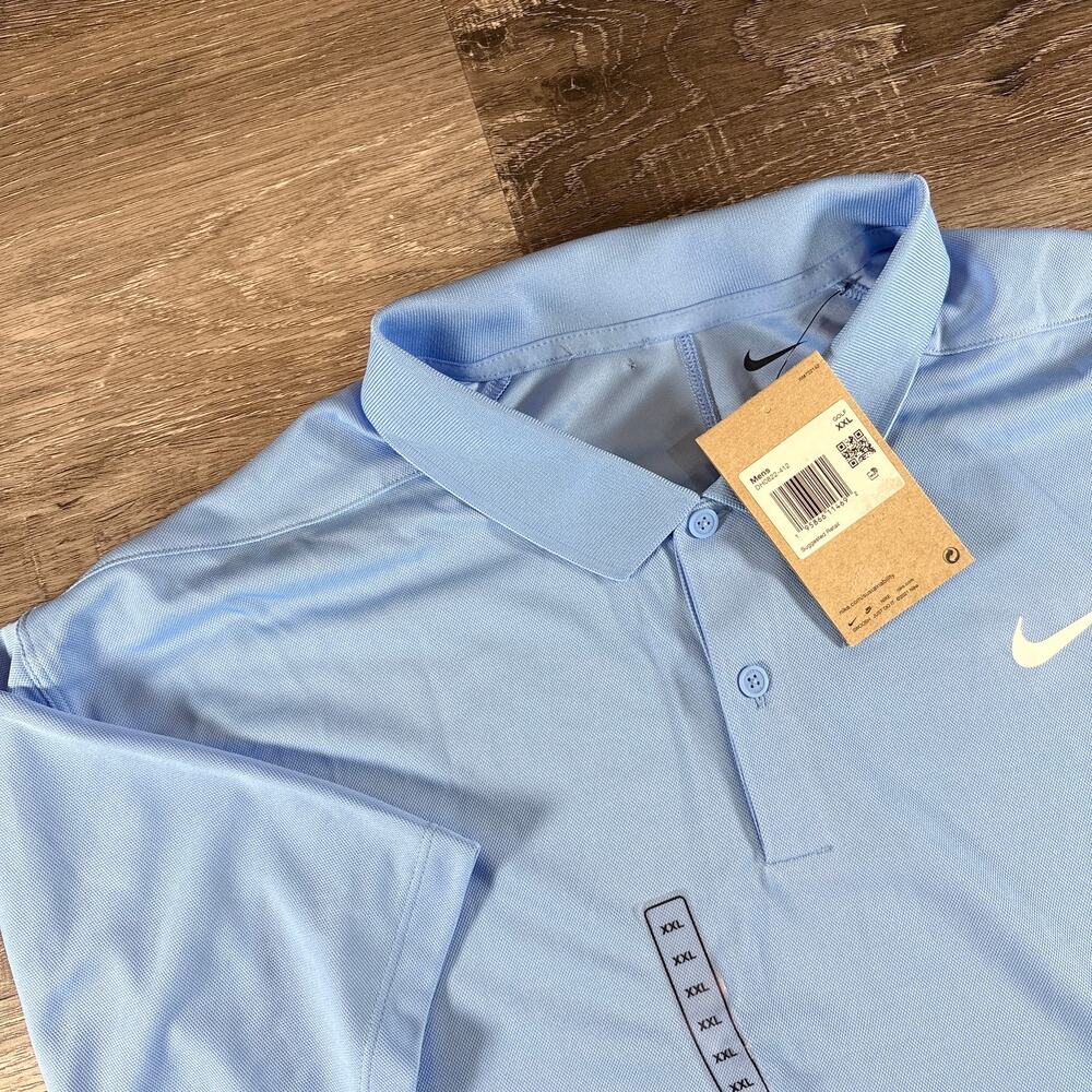 Nike Men's Dri-Fit Polo Blue Size XXL NWT *READ*